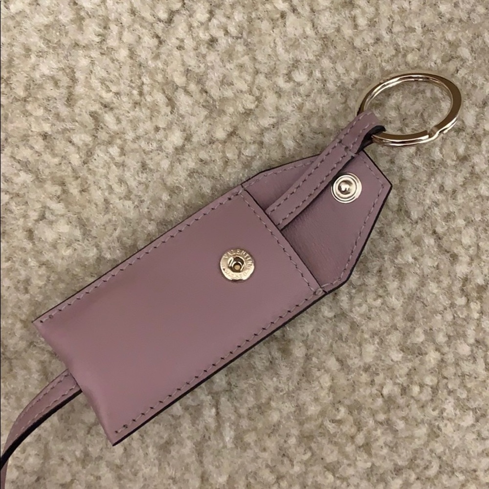 Valentino Leather Studded Keychain Case Holder - Picture 6 of 6